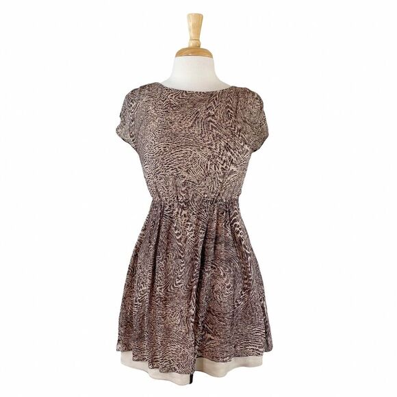 Alice + Olivia Dress Size Extra Small XS Womens "Kimber" Boho Silk Open Back - Picture 4 of 11